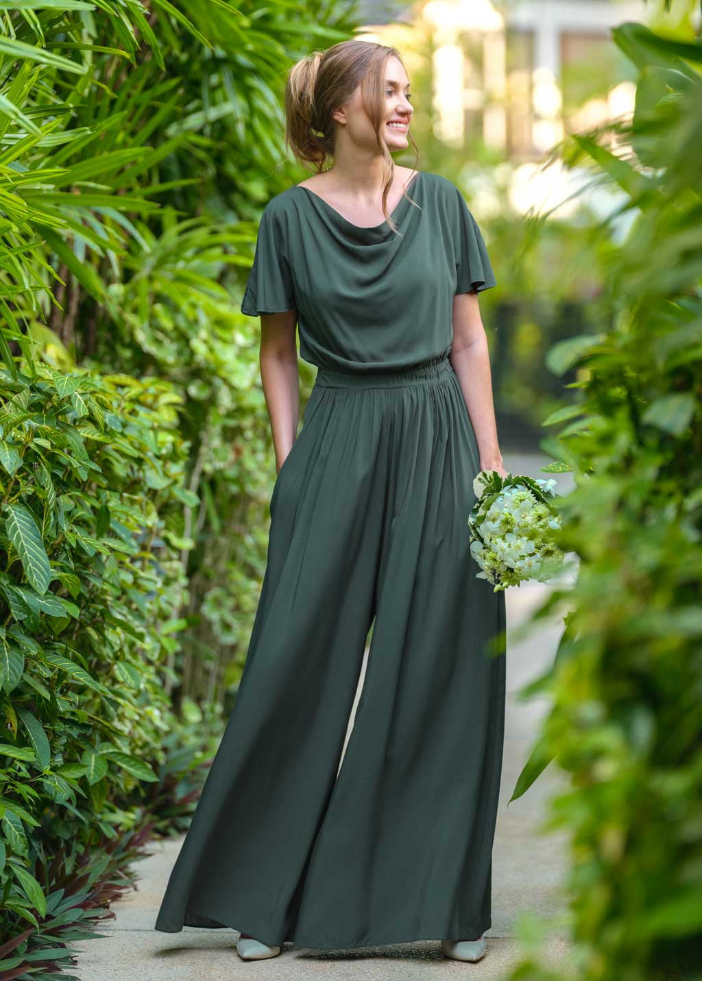 Літній комбінезон з віскози