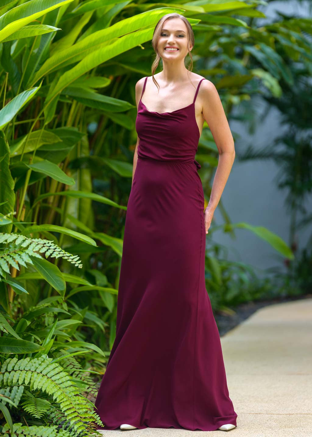 Довга літня сукня з віскози