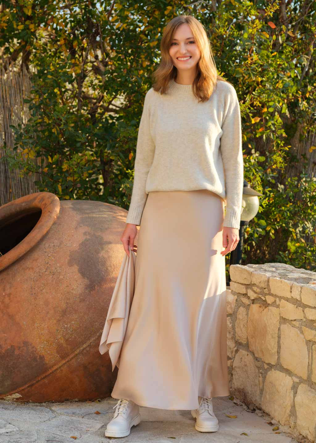 Шовкова спідниця