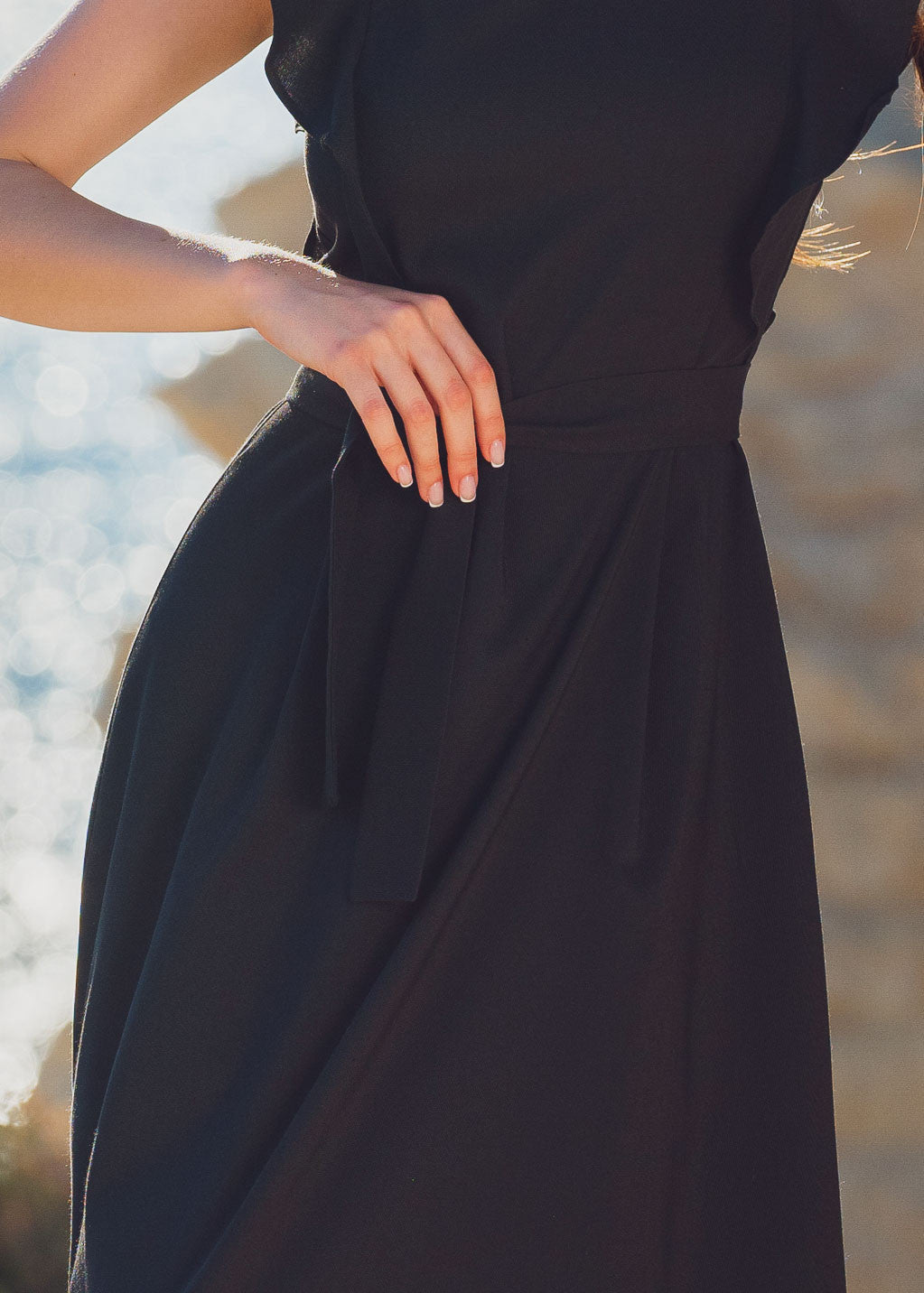 Бавовняна сукня з оборками