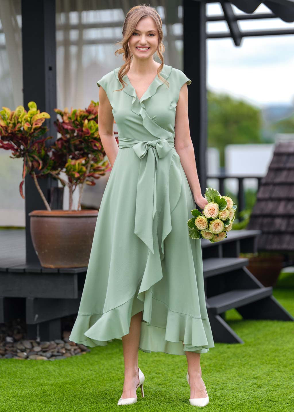 Романтична шифонова сукня