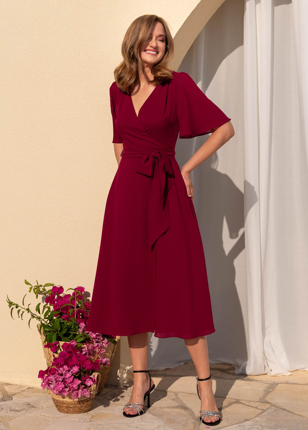 Романтична шифонова сукня