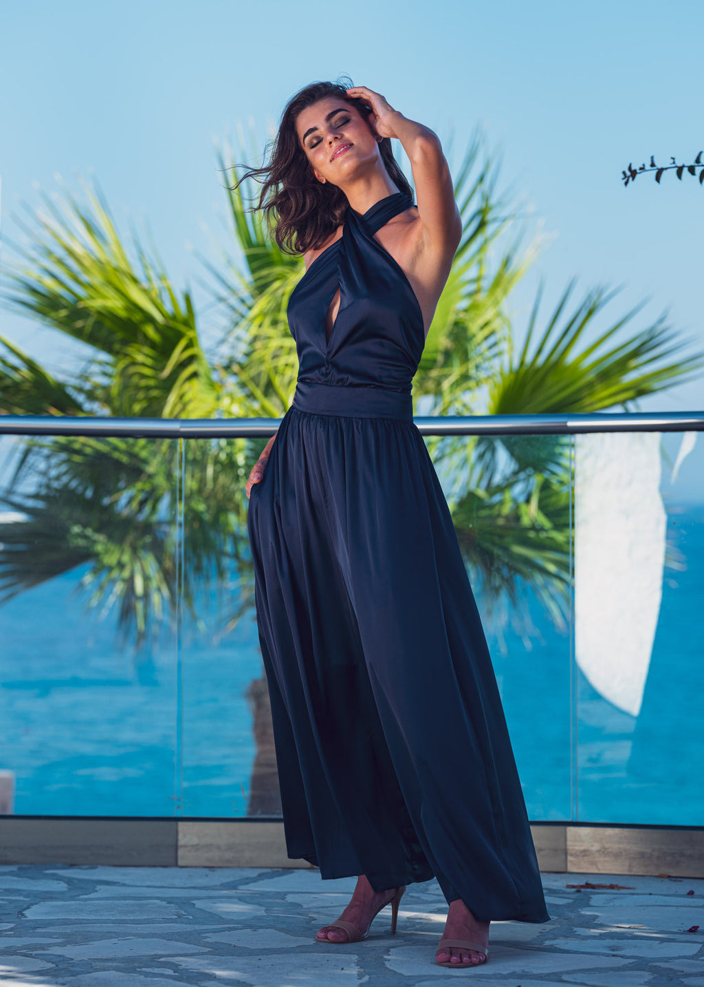 Шовковий комбінезон