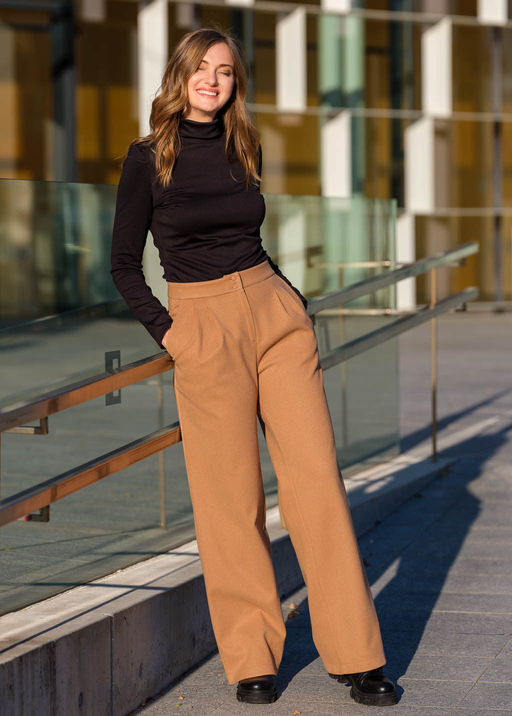 Теплі стильні брюки