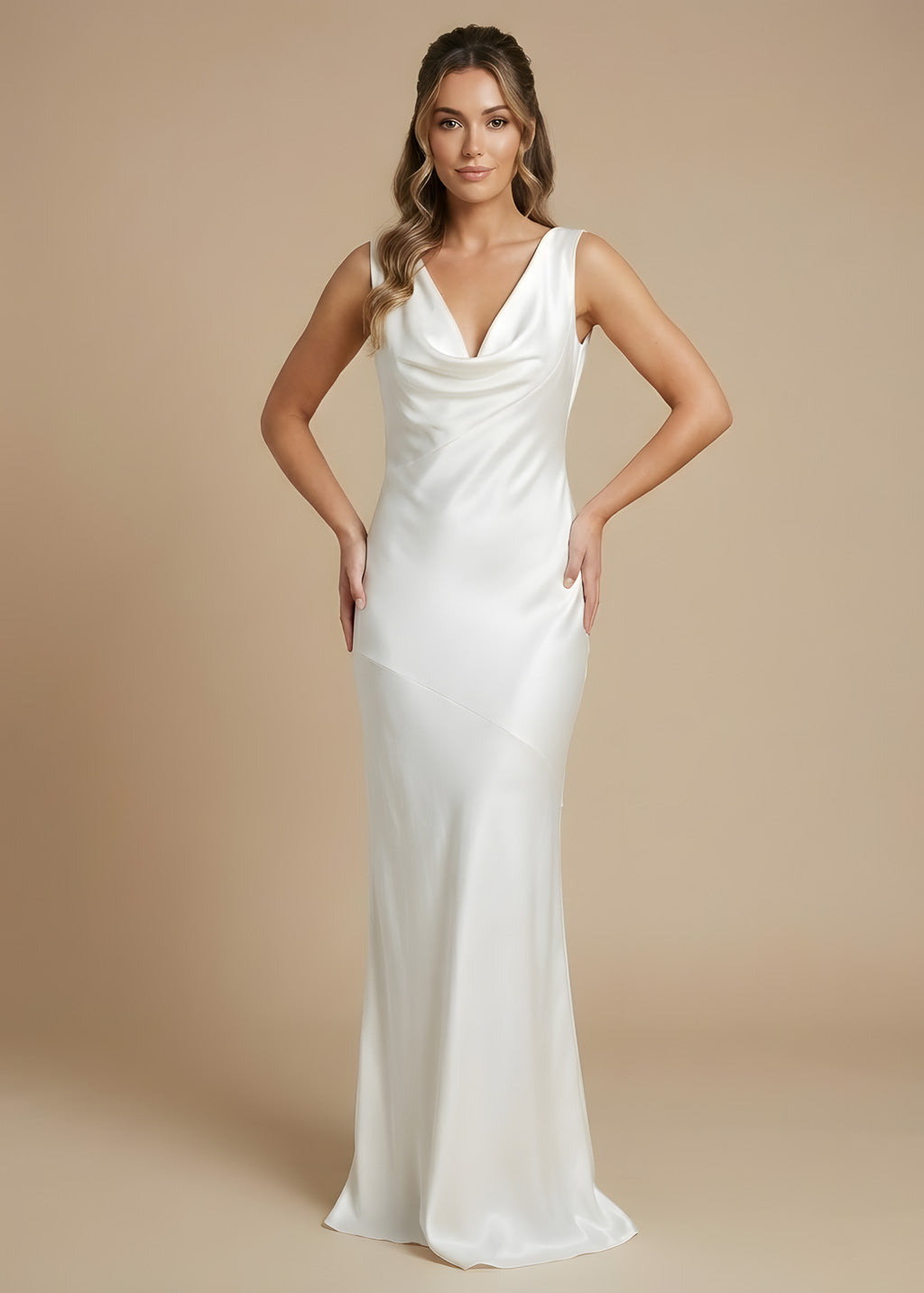 Шовкова сукня з драпіруванням