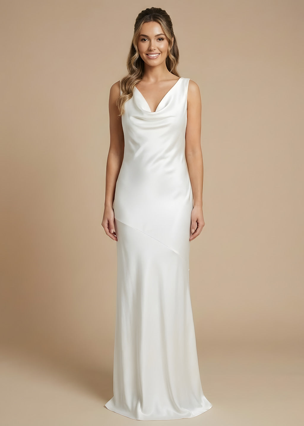 Шовкова сукня з драпіруванням