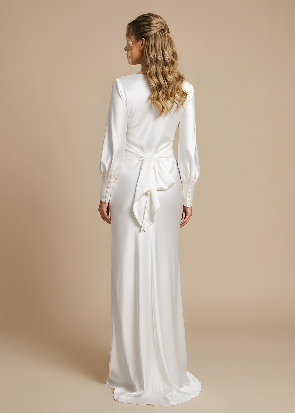 Шовкова витончена довга сукня