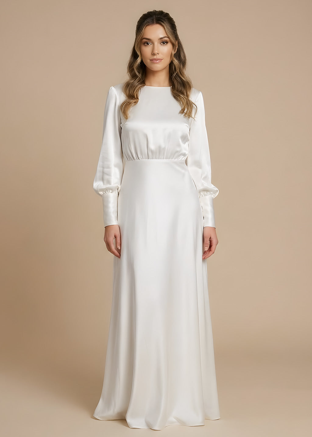 Шовкова витончена довга сукня