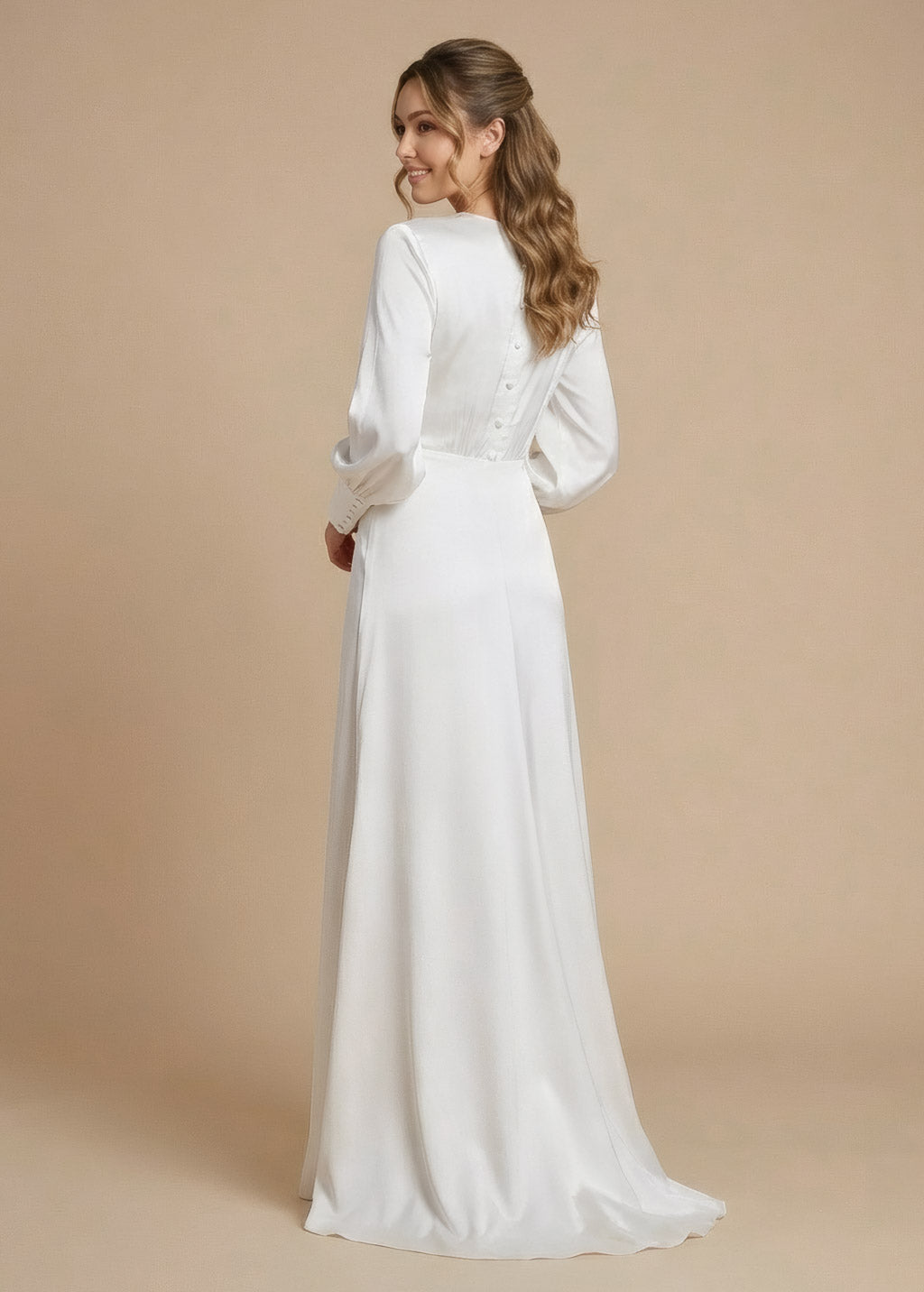 Шовкова витончена довга сукня