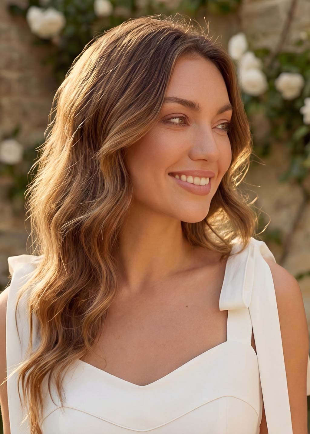 Романтична коротка сатинова сукня